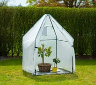 Szklarnie ogrodowe - vidaXL Westman Namiot zimowy i szklarnia foliowa pepperoni Biały 120x120x180cm - miniaturka - grafika 1