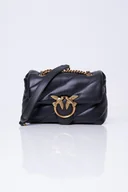 Torebki damskie - Torebka czarna LOVE MINI PUFF PINKO - miniaturka - grafika 1