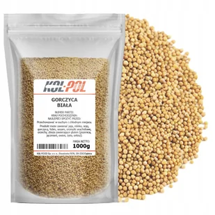 GORCZYCA BIAŁA 1kg Całe ziarno naturalna przyprawa wysoka jakość Kol-Pol - Przyprawy i zioła sypkie - miniaturka - grafika 1