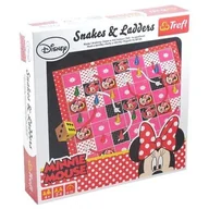 Gry planszowe - TREFL 00823 WĘŻE I DRABINY GRA PLANSZOWA MINNIE - miniaturka - grafika 1