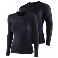 Koszulki sportowe damskie - Koszulka do biegania na rower unisex Brubeck Base Layer - miniaturka - grafika 1