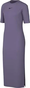 Nike Damska sukienka Sportswear Essntl Midi Dress, Daybreak/Black, DV7878-509, S - Sukienki - miniaturka - grafika 1