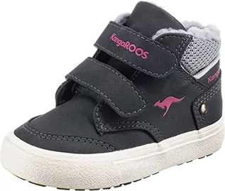 Buty dla chłopców - KangaROOS Kavu Primo V sneakersy dla chłopców i dziewczynek, granatowe/Fandango różowe, 21 EU - grafika 1