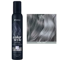 Farby do włosów i szampony koloryzujące - Indola Profession Color Style Mousse, pianka koloryzująca, pearl grey, 200ml - miniaturka - grafika 1