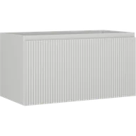 Szafki łazienkowe - Mexen Rivel szafka łazienkowa podumywalkowa 90 cm, 1 szuflada, ryflowana , szara mat - 91A20-09047-1-BF62 - miniaturka - grafika 1