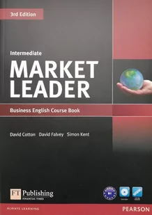 Pearson Education Limited Market Leader Intermediate Business English Course Book + DVD - David Cotton, David Falvey, Simon Kent - Książki do nauki języka angielskiego - miniaturka - grafika 1