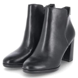 Tamaris Damen Boot Heel 1-25352-45, damskie kozaki, matowe czarne, 38 EU, Czarny matowy, 38 EU - Kozaki damskie - miniaturka - grafika 1