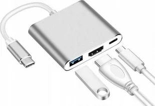 Przełącznik Pawonik ADAPTER USB C HDMI+USB 3.0+PD 4K HUB MacBook 3w1 - Przełączniki KVM - miniaturka - grafika 1