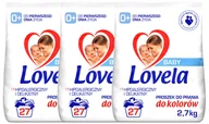 Środki do prania - Lovela Baby, Zestaw Proszek dla Dzieci do Prania Kolorów 81pr 3 x 2,7kg - miniaturka - grafika 1