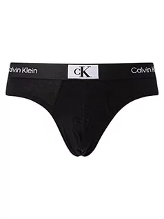 Majtki damskie - Calvin Klein Figi biodrowe czarne, Czarny, M - grafika 1