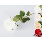Sztuczne kwiaty - Róża gałązka 54 cm - miniaturka - grafika 1