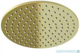 Kohlman R30EGDB Deszczownica okrągła 30 cm GOLD BRUSHED - Deszczownice - miniaturka - grafika 1
