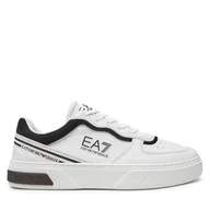 Sneakersy męskie - Sneakersy EA7 Emporio Armani X8X173 XK374 U026 Biały - miniaturka - grafika 1