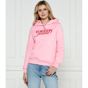 Tommy Jeans Bluza Regular Fit - Bluzy damskie - miniaturka - grafika 1
