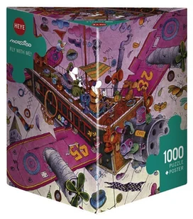 Heye Puzzle 1000 elementów. Leć ze mną, Mordillo + plakat - Puzzle - miniaturka - grafika 1