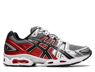 "Asics Gel-Nimbus 9 Męskie Srebrne (1201A424-020)" - Sneakersy damskie - miniaturka - grafika 1