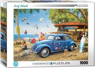 Puzzle 1000 EG-VW Beetle Surf Shack 6000-5683 - Eurographics - Puzzle - miniaturka - grafika 1