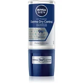 Dezodoranty i antyperspiranty męskie - Nivea Men Derma Dry Control antyperspirant w kulce dla mężczyzn 50 ml - miniaturka - grafika 1