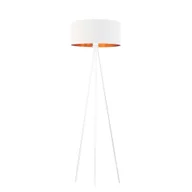 Lampy stojące - Biała lampa stojąca w stylu glamour SEWILLA GOLD - miniaturka - grafika 1