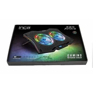Podkładki chłodzące pod laptopa - Podstawka chłodząca Inca INCA Notebook Kühler INC-606TGS LCD-Bedienfeld, 10-18" retail - miniaturka - grafika 1