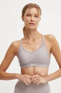Bielizna sportowa damska - Under Armour biustonosz sportowy Crossback kolor szary 1386424 - miniaturka - grafika 1