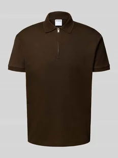 Koszulka polo o kroju regular fit z mieszanki bawełny model ‘FAVE’ - Koszulki męskie - miniaturka - grafika 1