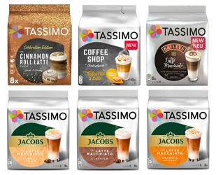 Kapsułki Tassimo Cinnamon Roll Latte 8 szt. - Kawa w kapsułkach i saszetkach - miniaturka - grafika 1
