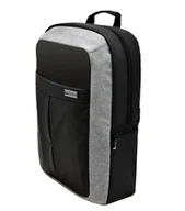 Plecaki szkolne i tornistry - Monolith Plecak biznesowy na laptopa 17,2" czarno-szary elegancki - miniaturka - grafika 1