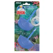 Środki do WC - Zapachowa podwójna zawieszka do WC Duck Aqua Blue 4w1 Mystical Lagoon 2x36g - miniaturka - grafika 1