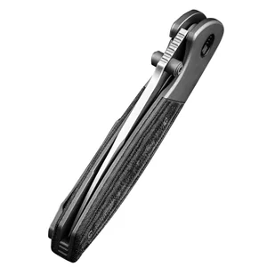Nóż składany WE Knife Nitro Mini WE22015-3 gray / black micarta - Noże - miniaturka - grafika 6