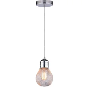 Industrialna chromowana lampa wisząca 8X K532 Garu - Lampy sufitowe - miniaturka - grafika 1