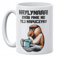 Kubki - Kubek ceramiczny 330 ml Janusz Nosacz Kawa Zabawny Prezent - miniaturka - grafika 1