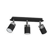 Lampy sufitowe - Potrójny czarny plafon K2-F44 - miniaturka - grafika 1