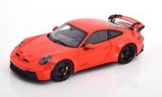 Samochody i pojazdy dla dzieci - Norev Porsche 911 (992) Gt3 2021 Lava Orange 1:18 187300 - miniaturka - grafika 1