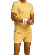 Koszulki sportowe męskie - Koszulka męska Wilson M Everyday Performance Tee Golden L - miniaturka - grafika 1