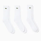 Skarpetki męskie - Skarpetki Lacoste  Core Performance Socks White  EUR 35-38 - miniaturka - grafika 1