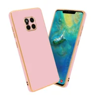 Etui i futerały do telefonów - Etui ochronne Cadorabo do Huawei MATE 20 PRO w kolorze różowym Etui na telefon komórkowy Etui silikonowe TPU chroniące aparat fotograficzny - miniaturka - grafika 1