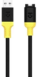 Tactical Kabel do ładowania zegarków Garmin, Recce 3:20, USB-A, 1m, czarno-żółty - Akcesoria do smartwatchy - miniaturka - grafika 1