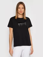 Koszulki i topy damskie - DKNY Sport T-Shirt DP1T8273 Czarny Relaxed Fit - miniaturka - grafika 1