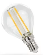 Żarówki LED - Żarówka LED kulka E14 1W b.ciepła 2700K 100lm przeźroczysta COG Filament G45 SPECTRUM - miniaturka - grafika 1