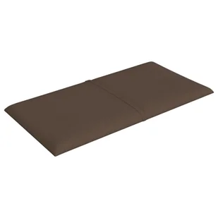 Panele ścienne, 12 szt., brązowe, 30x15 cm, tkanina, 0,54 m² - Panele ścienne i boazeria - miniaturka - grafika 5