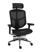 Fotele i krzesła biurowe - Fotel biurowy Enjoy 2 BS Black - miniaturka - grafika 1