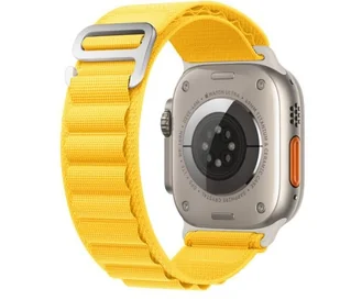 Pasek do zegarka Apple Watch Alpine 38/40/41mm żółty Rhinocell - Akcesoria do smartwatchy - miniaturka - grafika 1