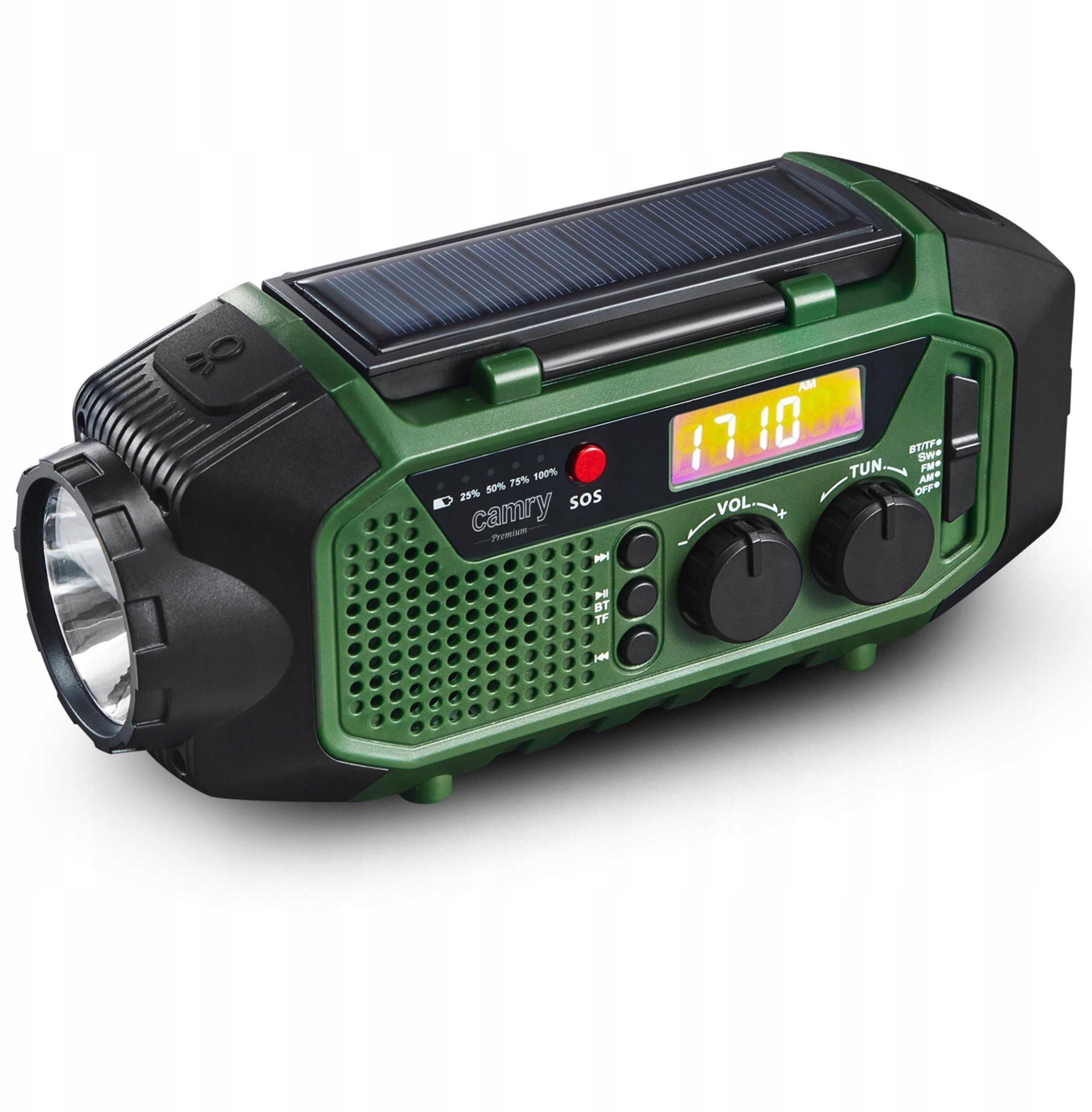 Latarka czołowa Camry CR 1919 przenośny radio-latarka z funkcją dynamo CR 1919 5905575910738