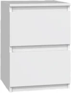 Szafki nocne - Komplet 2 białych szafek nocnych E3-M58 - miniaturka - grafika 1