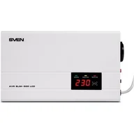 Zasilacze awaryjne UPS - Stabilizator napięcia SVEN AVR Slim-500 LCD - miniaturka - grafika 1