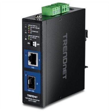 Konwerter światłowodowy TRENDnet Industrial Konwerter mediów 10G SFP+ TI-F711SFP