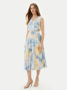 Rinascimento Sukienka koktajlowa CFC0123546003 Kolorowy Regular Fit - Sukienki - miniaturka - grafika 1