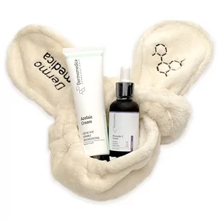 DermoMedica Azelaic Cream 60ml + Phloretin C Serum 30ml zestaw przeciwtrądzikowy + opaska kosmetyczna - Zestawy kosmetyków damskich - miniaturka - grafika 1