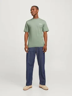Jack & Jones Koszulka w kolorze zielonym - Koszulki męskie - miniaturka - grafika 1